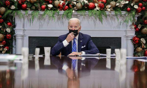 US-Präsident Joe Biden ließ alle Weihnachtspartys in seinem Amtsbereich absagen.