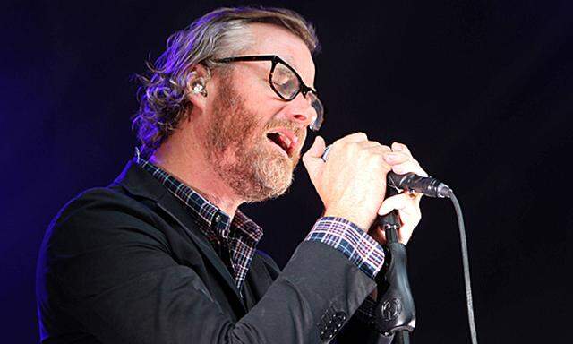 The National S�nger Matt Berninger The National w�hrend eines Konzertes im Rahmen ihrer Tour 20