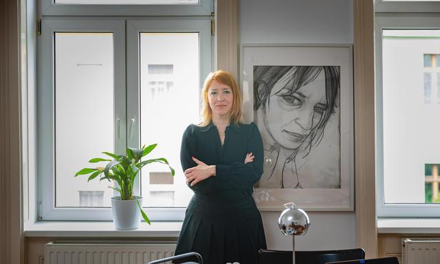Barbara Kaufmann in ihrem Büro in der Leopoldstadt.