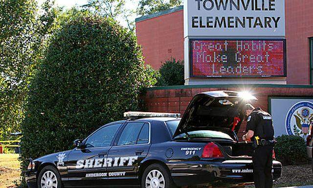 Polizei vor der Townville Elementary School