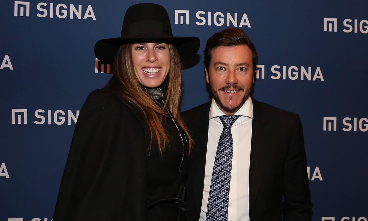 Rene Benko mit seiner Frau Nathalie