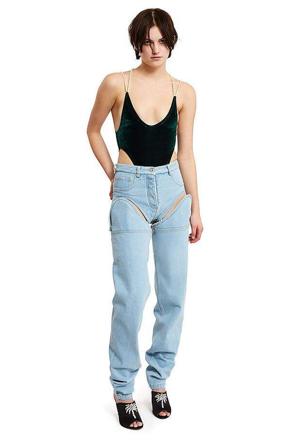 Das Label Opening Ceremony wollte Jeans mit abnehmbaren Hosenbeinen zum Trend machen: Diese Hose wurde von "Y/Project" entworfen.