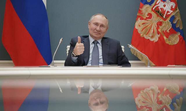 Russlands Präsident Wladimir Putin am 10. März 2021.