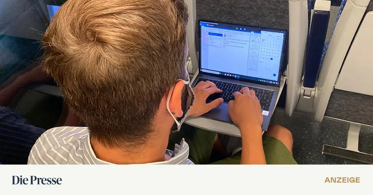 Mobiles Arbeiten Wie der Zug mit dem Huawei MateBook X Pro zum