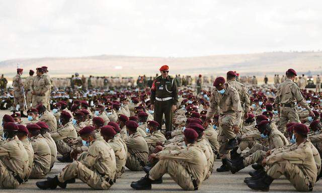 Soldaten des libyschen Generals Khalifa Haftar in Bengasi. Sie erhalten Hilfe aus Russland und den Emiraten.