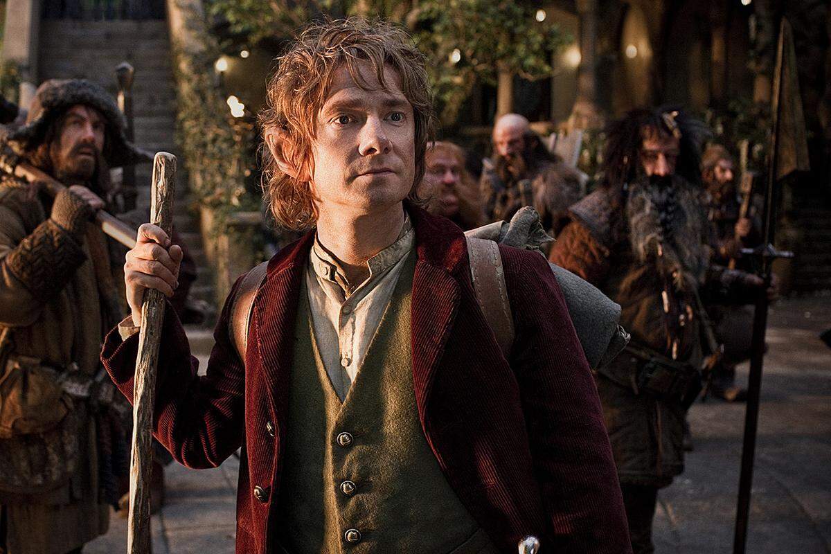 Freeman, der überzeugend zwischen Komödie und Drama chanchieren kann, spielt die Hauptrolle in Peter Jacksons Verfilmung des Tolkien-Romans "Der kleine Hobbit", der in zwei Teilen ins Kino kommt. Am Set von "Der Hobbit" trifft er auf einen Kollegen, nämlich auf ...