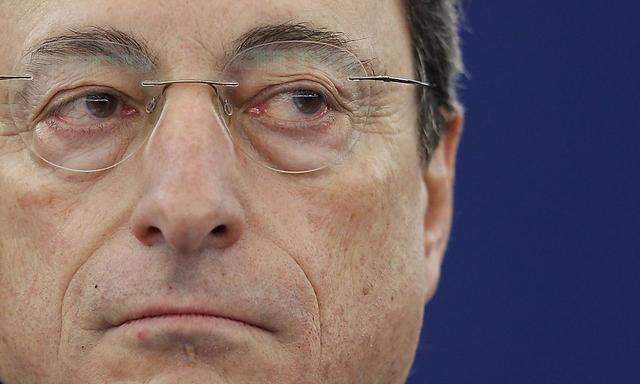 European Central Bank President Draghi attends a debate at the European Parliament in Strasbourg