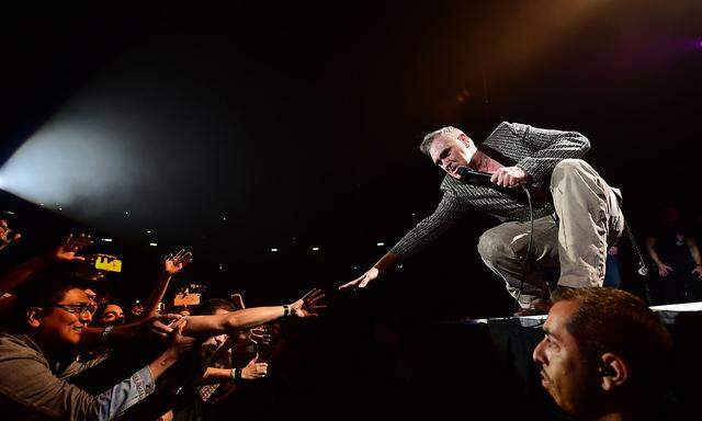 Morrissey jüngst bei einem Konzert