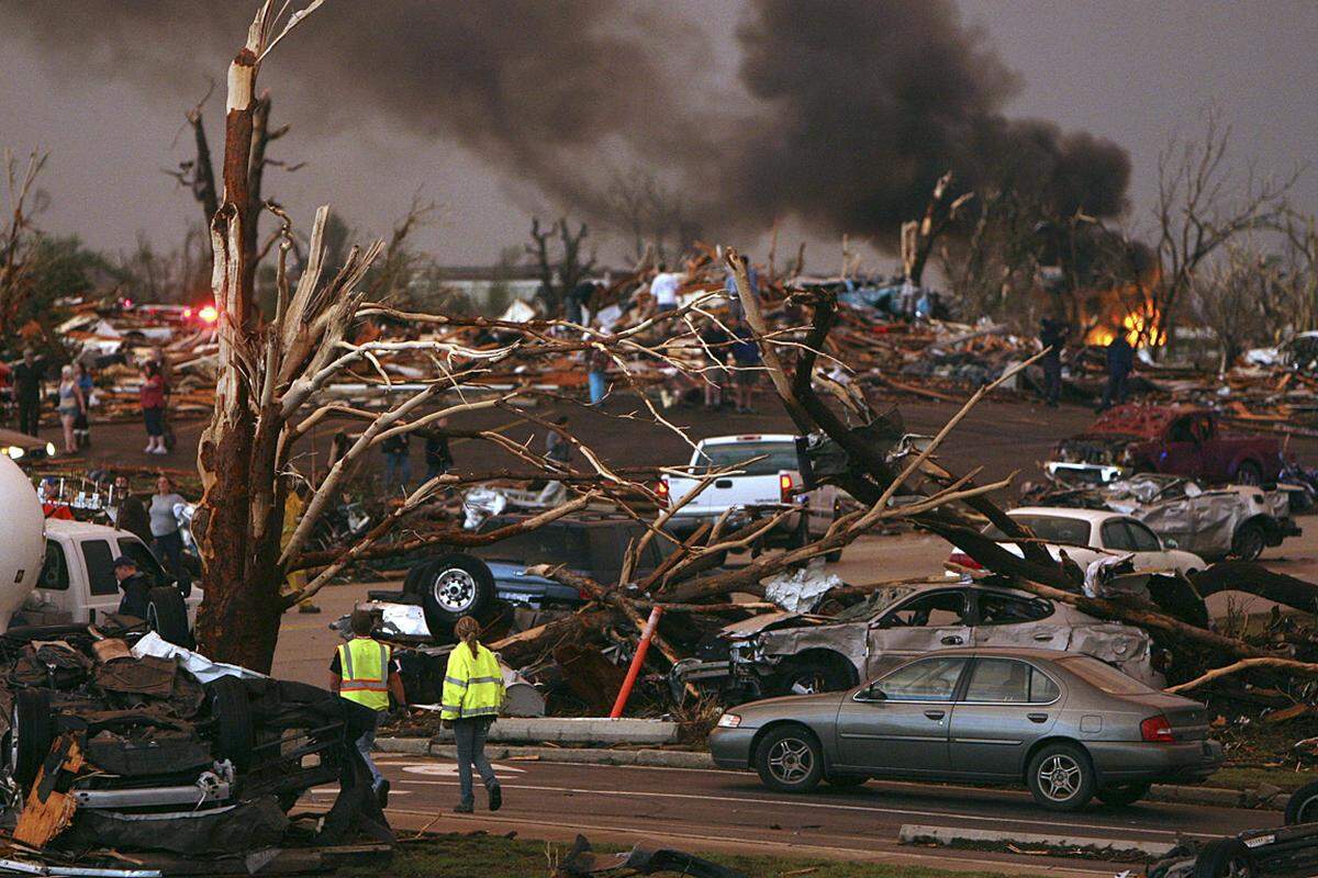 Ein schwerer Tornado fegte über den US-Staat Missouri.