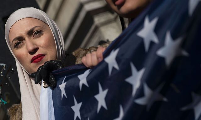 Demonstrationen gegen Trump.