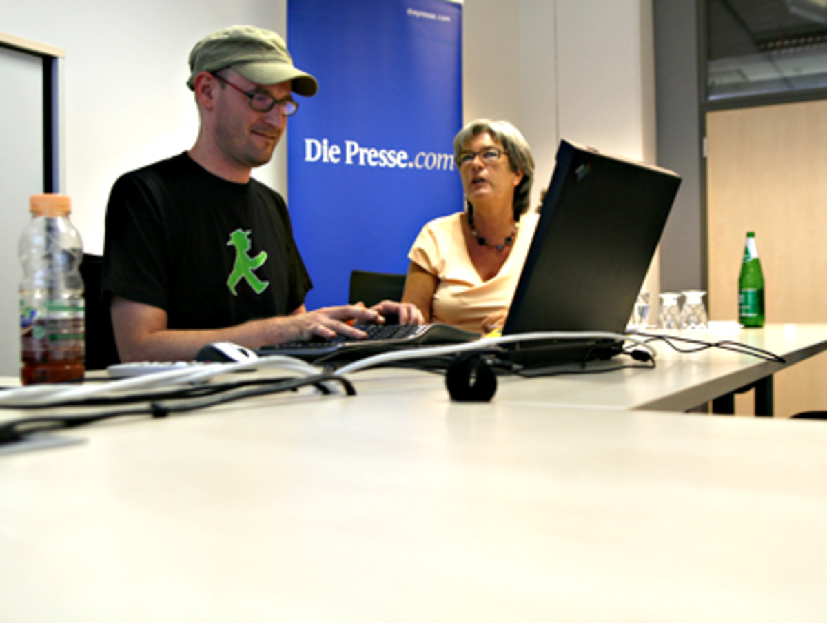 Der Großteil der Fragen drehte sich um mögliche Koalitionsvarianten, ...