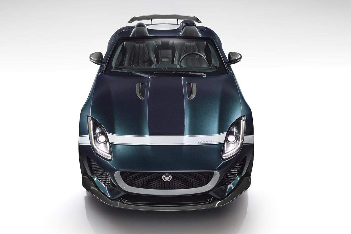 Die Basis für den F-Type Project 7 ist der F-Type V8 S Cabrio.