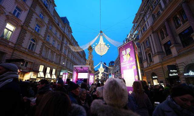Trotz der latenten Terrorgefahr feierten beim Silvesterpfad in Wien Hunderttausende Menschen den Jahreswechsel.
