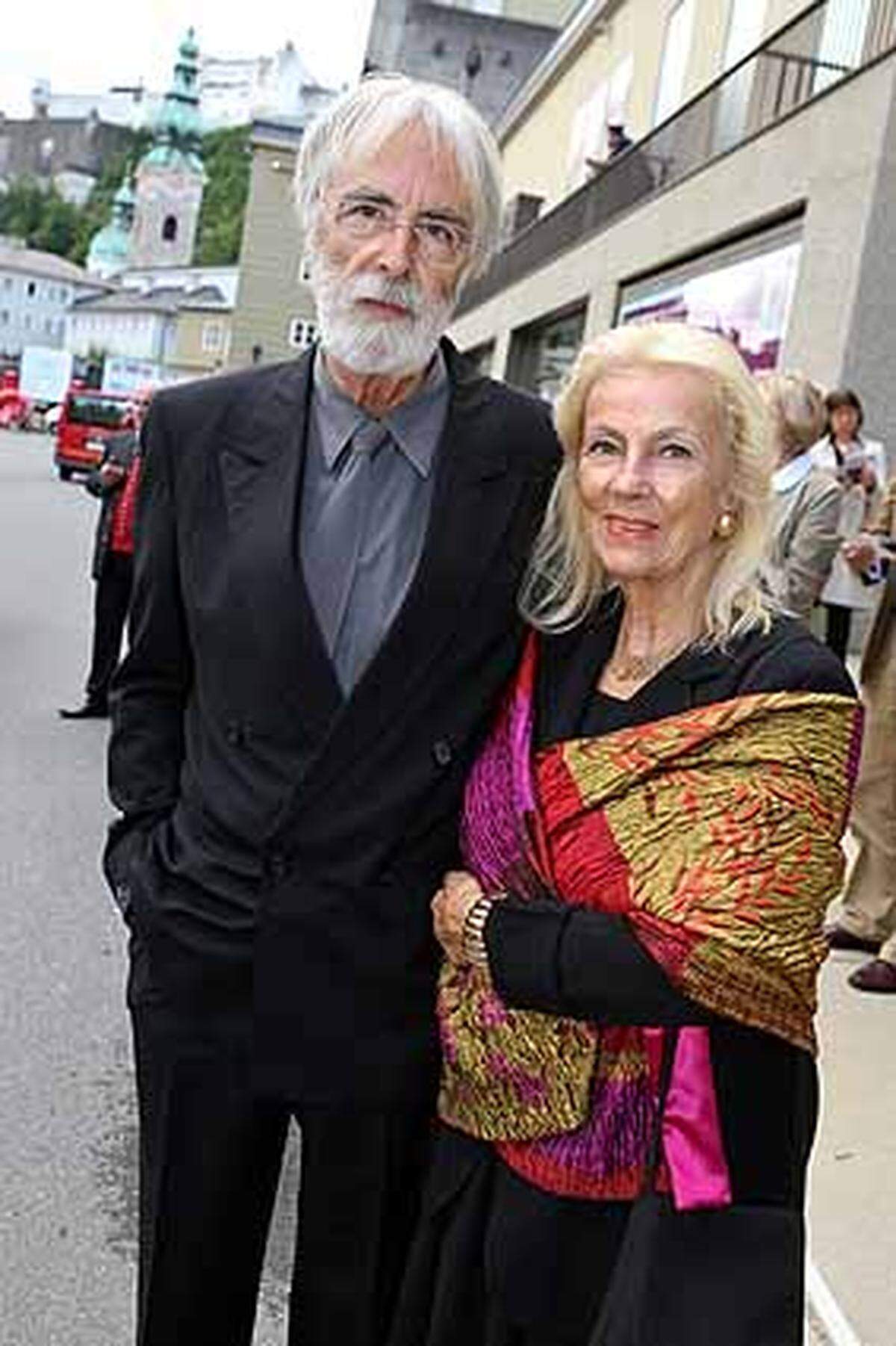 Regisseur Michael Haneke mit Ehefrau Susi.