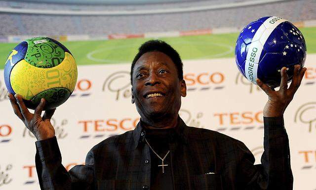 Fußball-Idol Pele, bürgerlich Edson Arantes do Nascimento