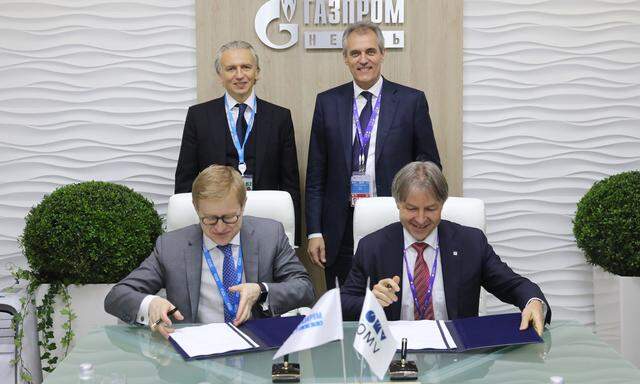 Gazprom Neft staerkt die Zusammenarbeit mit OMV bei der Entwicklung von Projekten im Iran