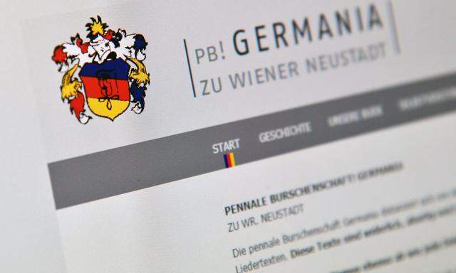 Die umstrittene Burschenschaft "Germania".