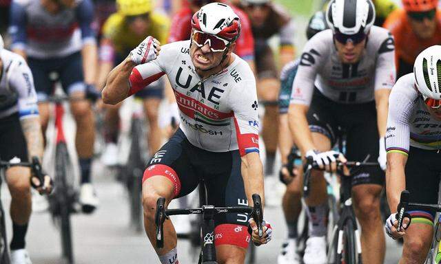 NICE, FRANCE - AUGUST 29 : KRISTOFF Alexander (NOR) of UAE TEAM EMIRATES during stage 1 of the 107th edition of the 202