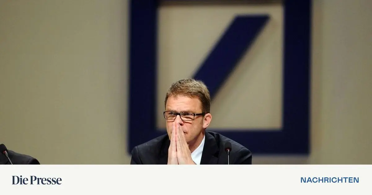 DeutscheBankVorstand "Konto ist Service, der etwas...