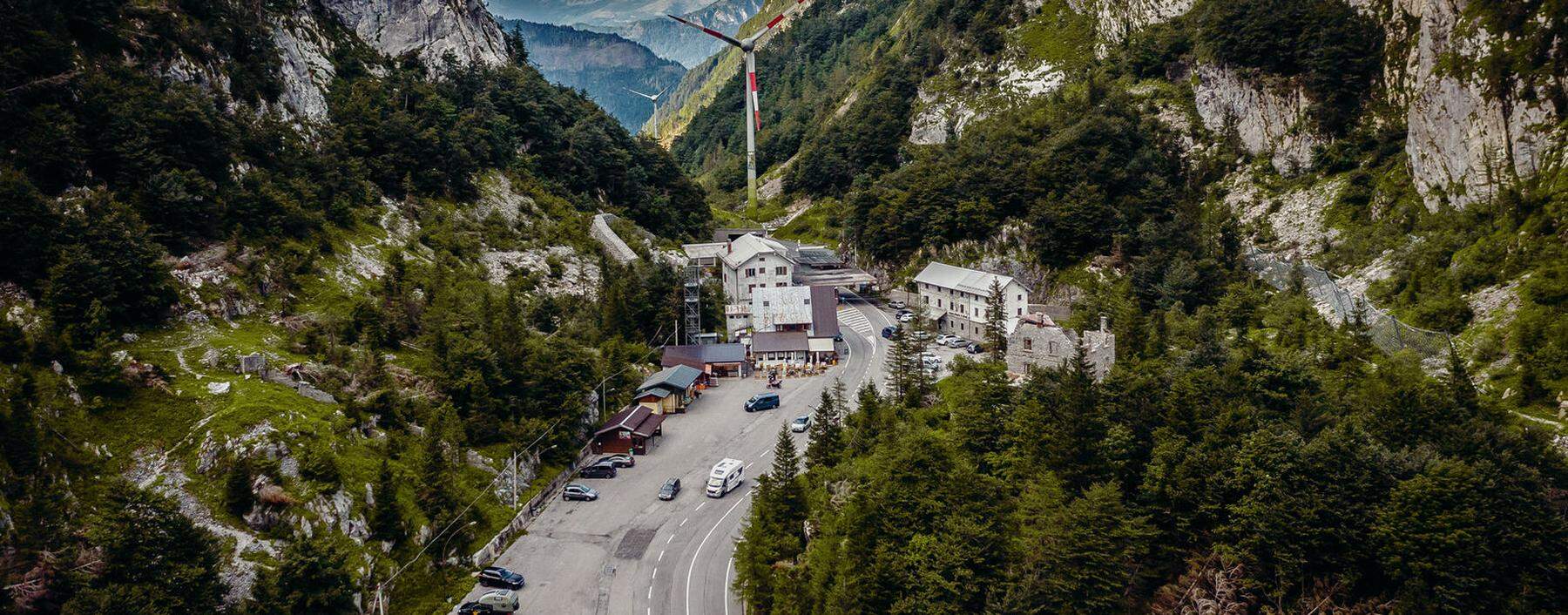 Die Grenzen der Republik Österreich: hier der Plöckenpass in den Karnischen Alpen, der Kärnten von Italien trennt.