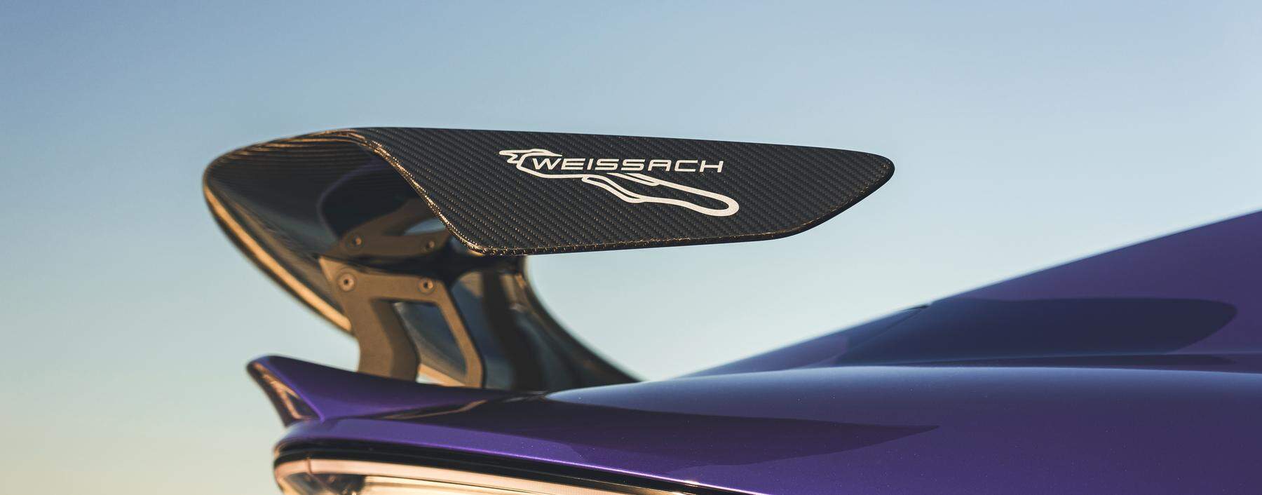 In 2,2 Sekunden von null auf 100: Der Flügel am Heck des Taycan GT gehört zum „Weissach-Paket“, benannt nach Porsches Teststrecke in Stuttgart.  