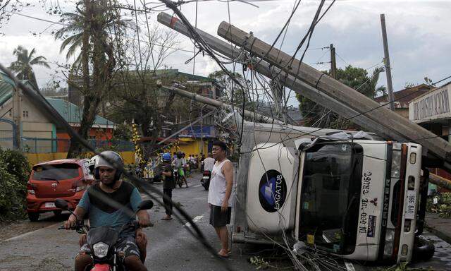 Der Wirbelsturm "Kammuri" hat auf den Philippinen große Schäden verursacht