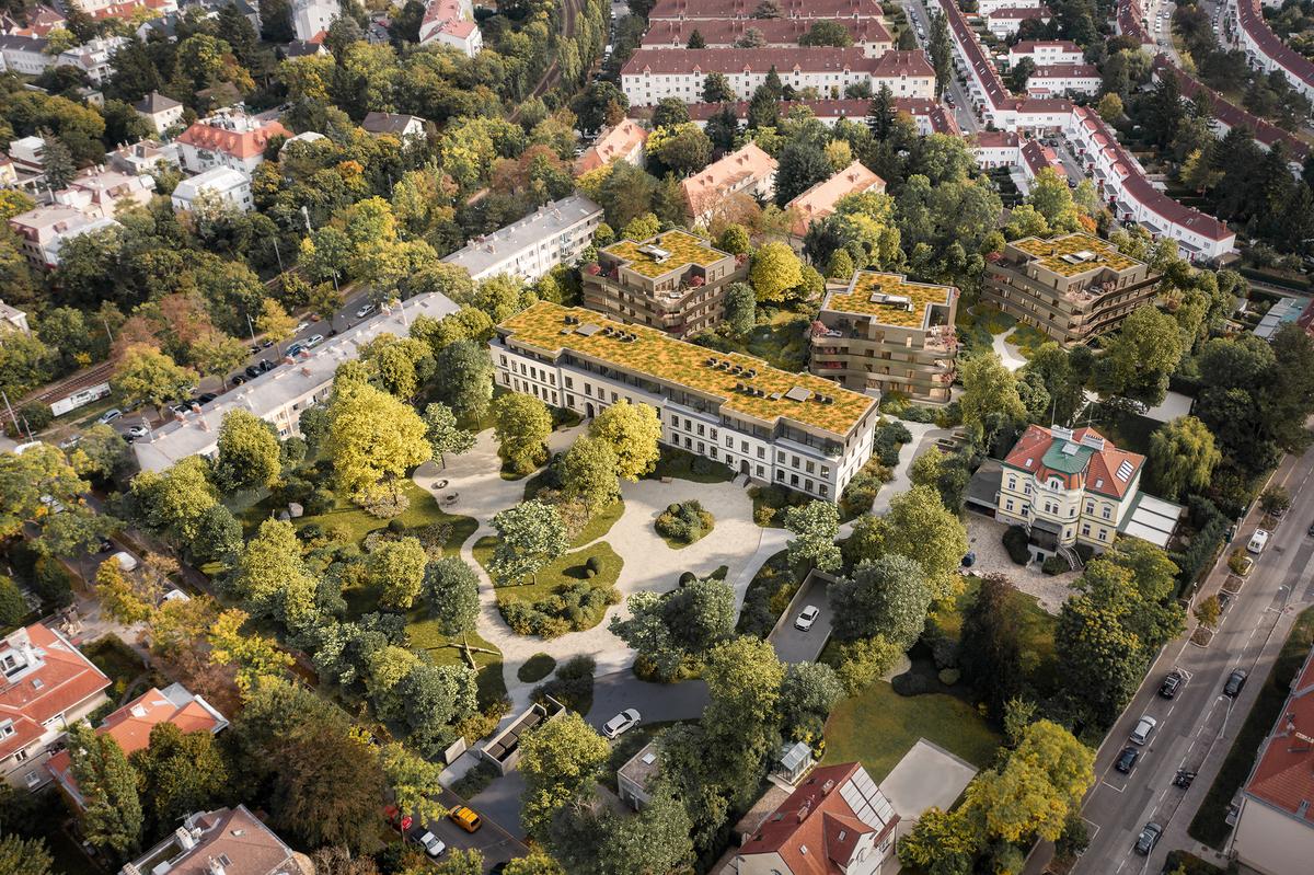 Das Luxusprojekt Floriette in Hietzing vereint laut Maklern das Kriterium Lage mit dem Alleinstellungsmerkmal Privatpark.