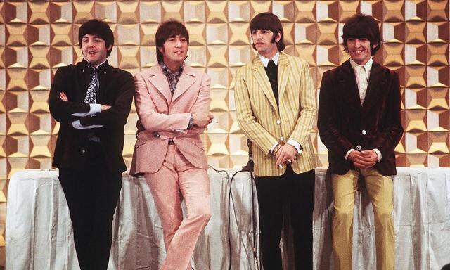 Paul McCartney, John Lennon, Ringo Starr and George Harrison im Jahr 1966. Zwei Jahre, bevor das White Album erschien.