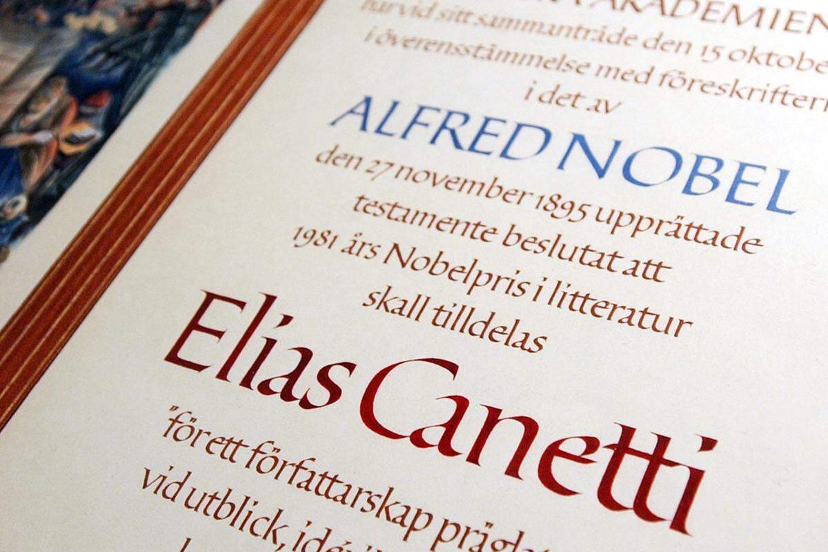 104mal wurde der Name Elias im vergangenen Jahr in Wien vergeben - auch wenn die Bekanntheit von Literatur-Nobelpreisträger Elias Canetti schwindet.