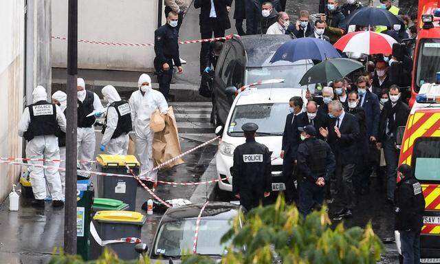 Die Tat ereignete sich erneut vor dem einstigen Sitz der "Charlie Hebdo"- Redaktion in Paris.