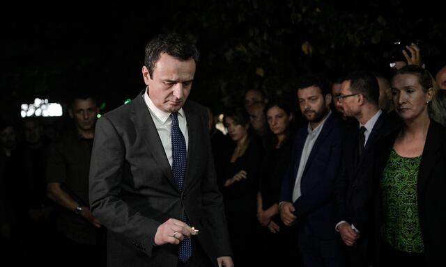 Der kosovarische Regierungschef Albin Kurti.
