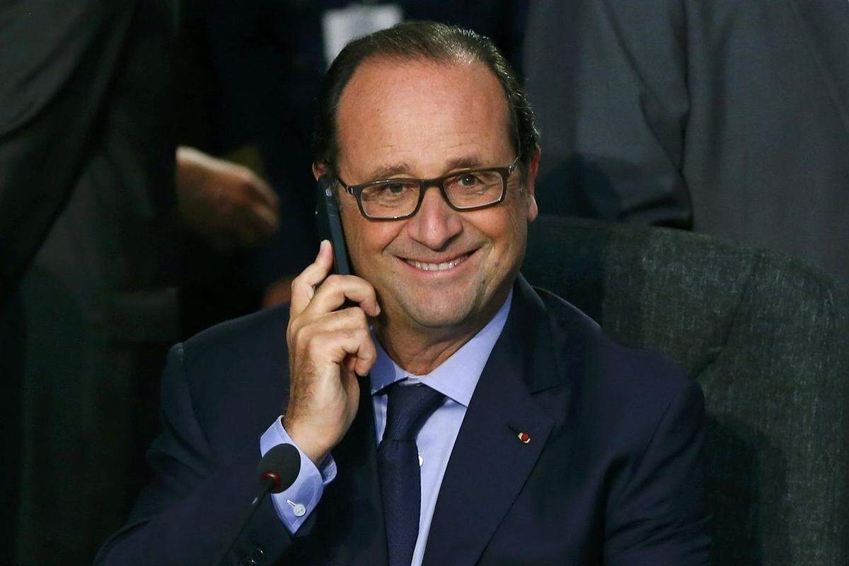 Frankreichs Präsident Francois Hollande hatte seinen russischen Amtskollegen dieses Jahr bereits 16 Mal am Hörer.
