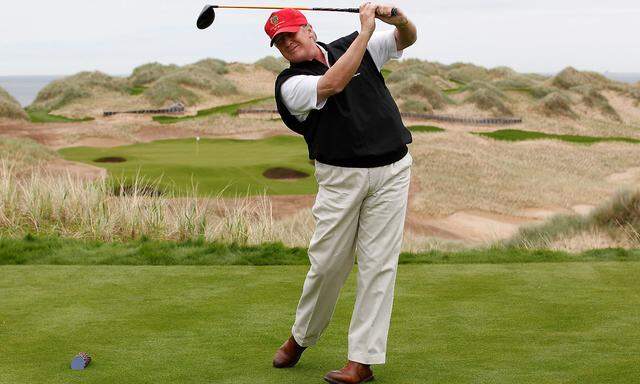 US-Präsident Trump ist ein leidenschaftlicher Golfspieler. 