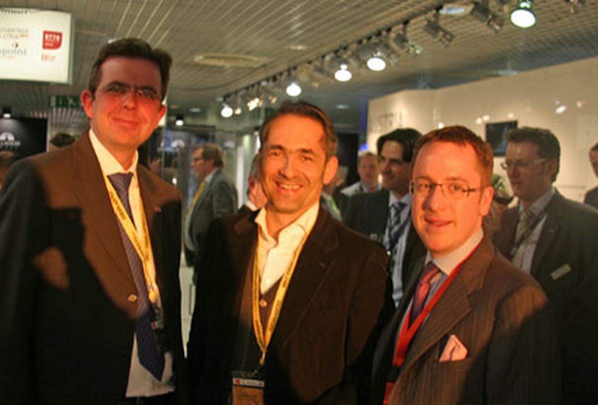Michael Buchmeier (Metzger Realitäten Gruppe), Hubert Rhomberg (Rhomberg Holding GmbH) und Philipp Kaufmann (ÖGNI)