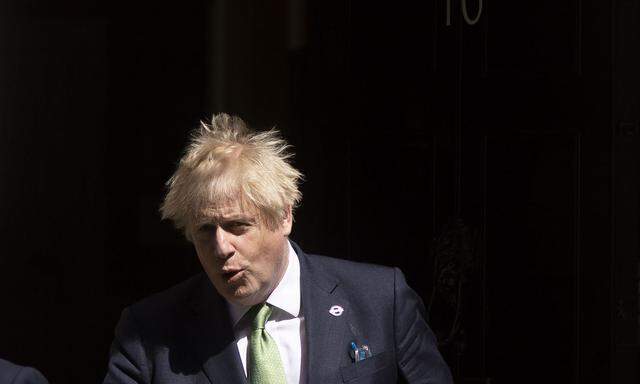 Boris Johnson unter Druck:  In Kürze soll ein Bericht zu den Feiern in der Downing Streets inmitten der Coronavirus-Pandemie veröffentlicht werden.