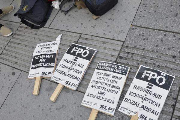 Auf die Frage, ob sie über die Teilnehmerzahl des Abends enttäuscht sei, sagte die Grünen-Chefin, der Protest sei eben sehr kurzfristig organisiert worden. Mit mehr Zeit hätte man sicher mehr Menschen zusammentrommeln können, „aber wir wollten noch vor der Nationalratssitzung ein Zeichen setzen“.