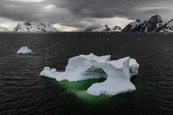Archive image: Scientists are studying the effects of climate change after they say ice areas the size of Türkiye have melted. Recorded on February 8, 2024. 
