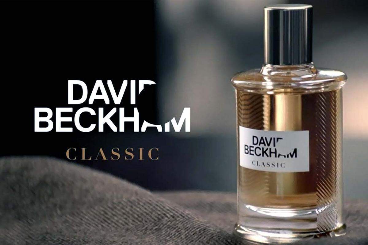 David Beckham hat bisher mehr als ein Dutzend Duftwässerchen auf den Markt gebracht. "Classic" riecht nach Gin-Tonic, Limette, Minze, Muskat, Zypresse und Amber. Hier finden Sie den Spot.