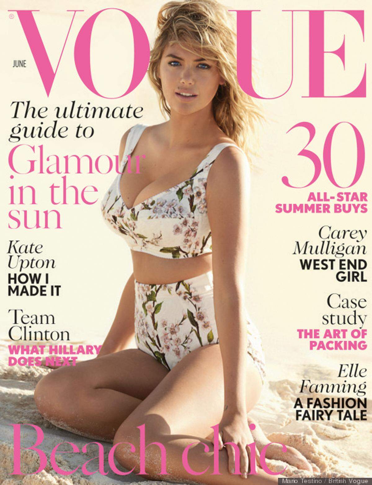 Die Modewelt hat den Busen entdeckt, wie das neueste Cover mit Kate Upton der britischen Vogue beweist und auch der dazu passende Artikel "Return of the Bosom" dokumentiert.