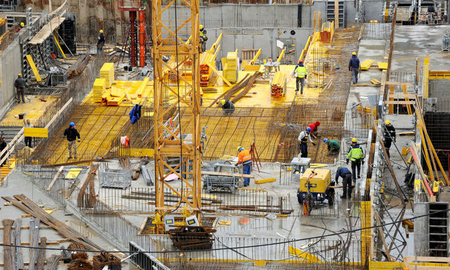 Der Bausektor entwickelt sich weiter sehr dynamisch