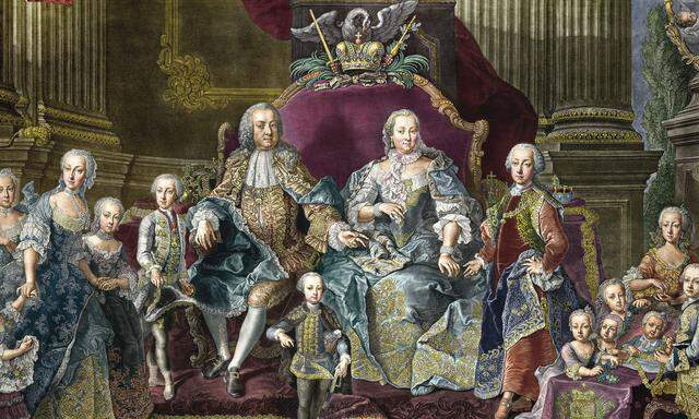 Kaiserin Maria Theresia im Familienkreis