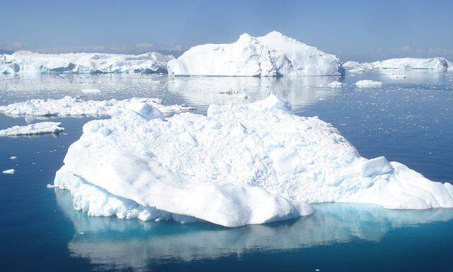 Groenland Eisberge tauft nicht