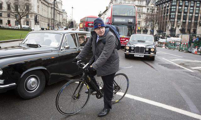 Mayor Of London Boris Johnson In London As Pound Sinks On `Brexit´ Risks
