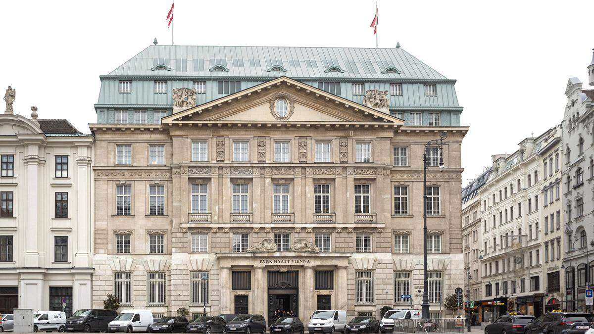Das Hotel Park Hyatt Vienna am Hof erhielt 4,8 Millionen Euro.