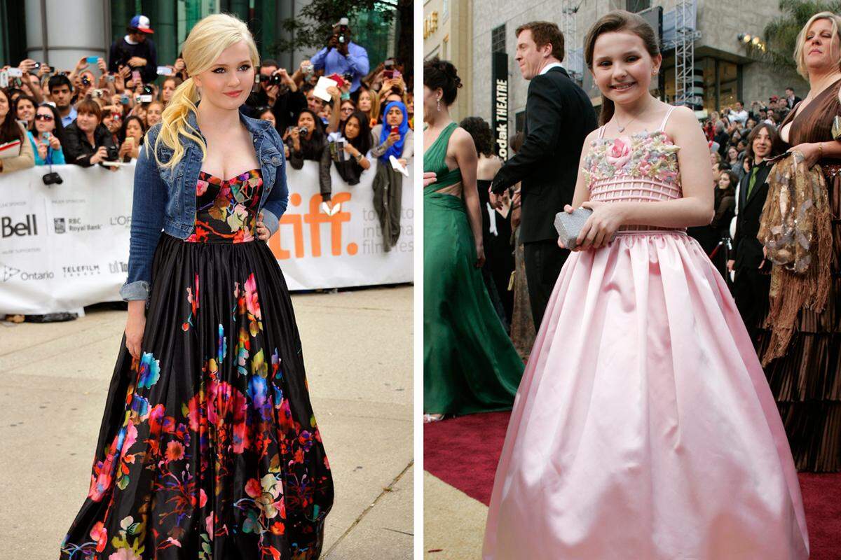 Die heute 17-jährige Abigail Breslin hatte ihren Durchbruch mit zehn Jahren, als sie in "Little Miss Sunshine" die Rolle der unscheinbaren Olive übernahm und das Wesen der amerikanischen Kinderschönheitswettbewerbe lächerlich machte.