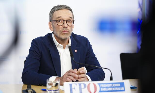 Bundesparteiobmann Herbert Kickl (FPÖ).