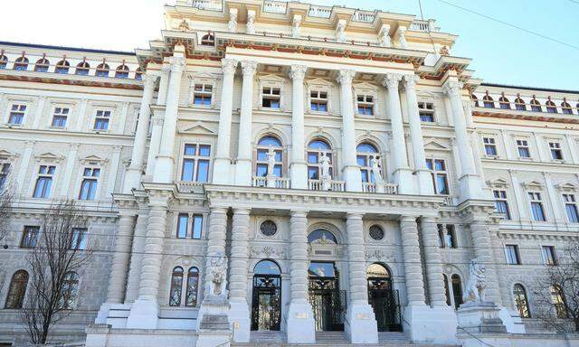 Der Justizpalast, Sitz des Obersten Gerichtshofs und des Oberlandesgerichts Wien. 