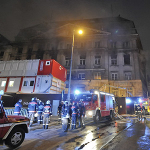 Brand ehemaliger BankAustriaZentrale Wien