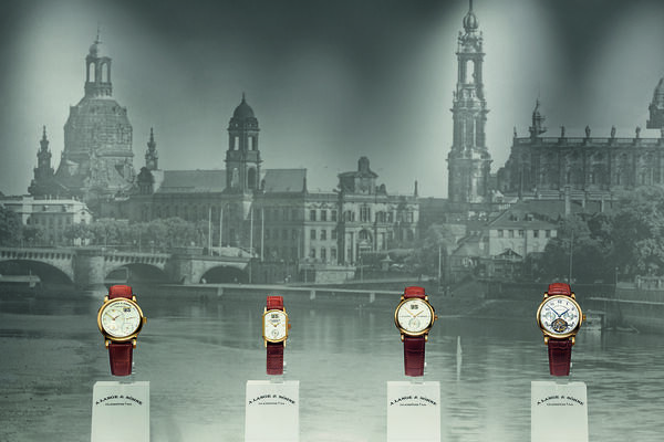 Das waren die vier ersten Armbanduhren der wiederauferstandenen Uhrenmarke A. Lange &amp; Söhne.