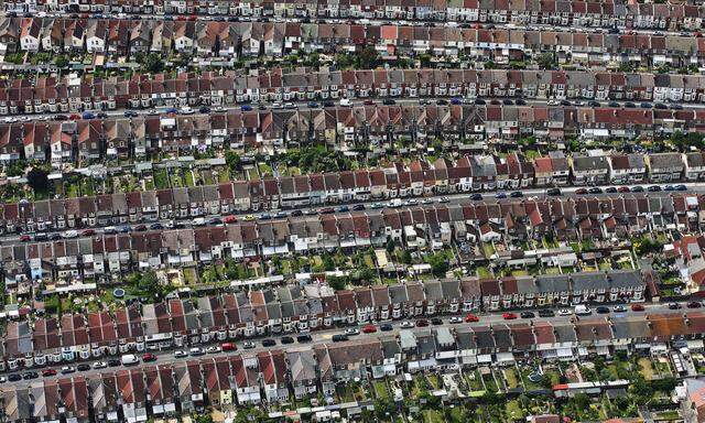 Terraced Housing, Portsmouth: An Aerial View